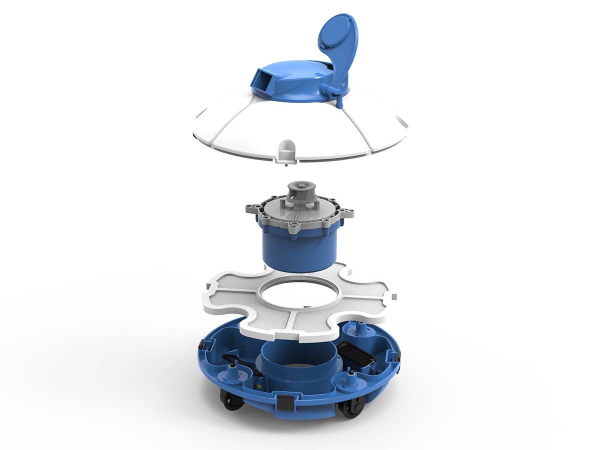 Bestway - Robot de piscine sur batterie Frisbee bleu - Bestway - Imagen 6
