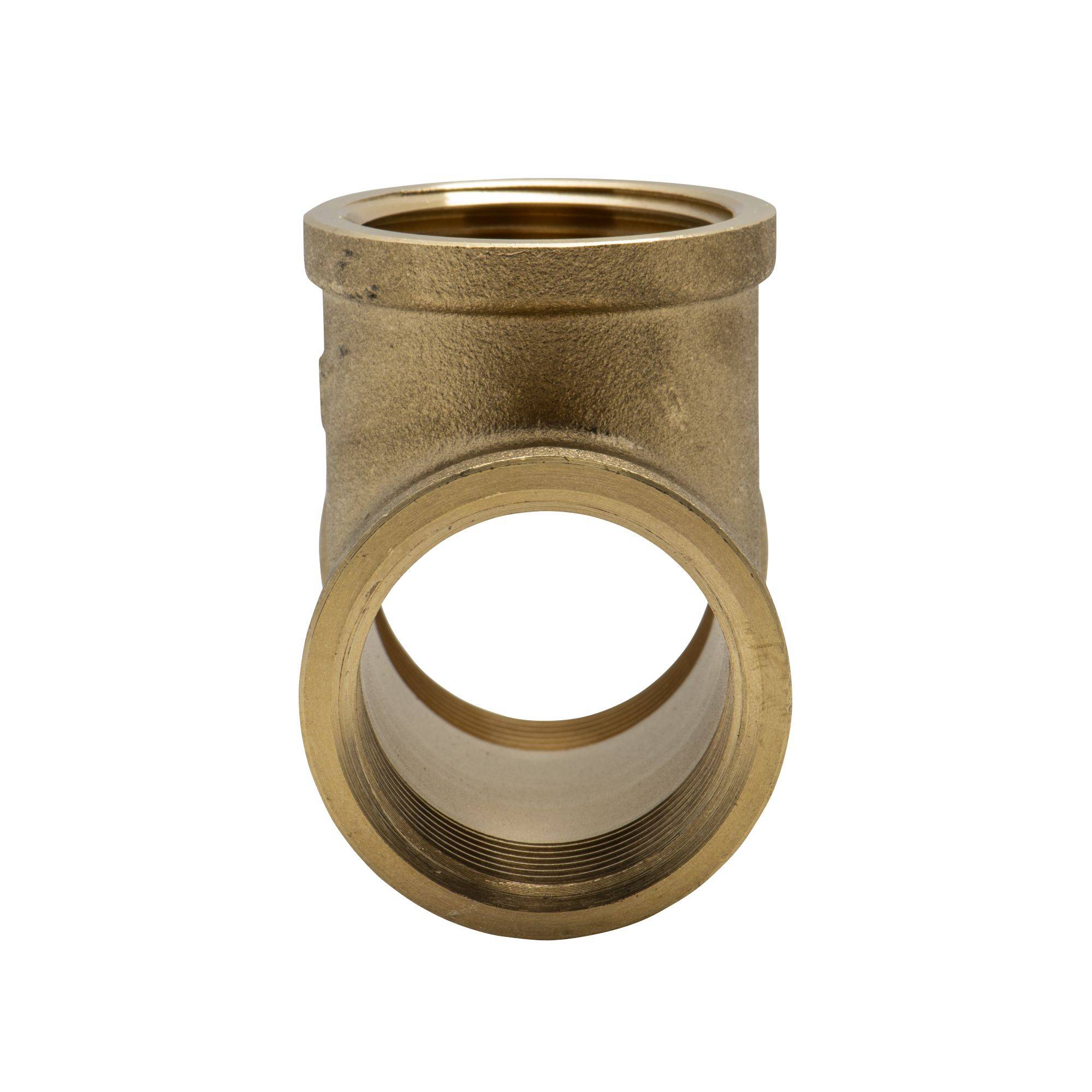 Raccord té laiton femelle - femelle 1" - Image 1