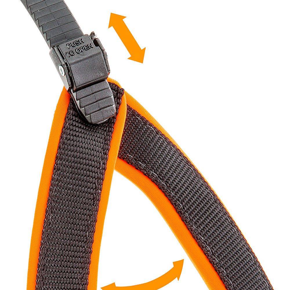 Ferplast - Ferplast Harnais ergonomique pour chiens AGILA FLUO 1, ajustement parfait, fermeture pratique avec lacet, rembourrage souple, A=B 32÷38 cm 15 mm - Imagen 6