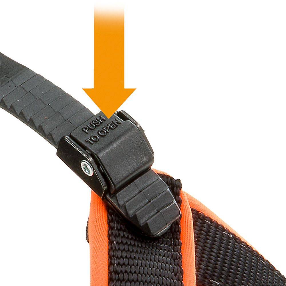 Ferplast - Ferplast Harnais ergonomique pour chiens AGILA FLUO 1, ajustement parfait, fermeture pratique avec lacet, rembourrage souple, A=B 32÷38 cm 15 mm - Imagen 4