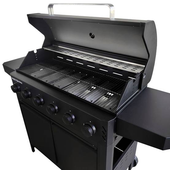 Barbecue au gaz IZALCO - 6 brûleurs 15kW - HAPPY GARDEN - Image 4