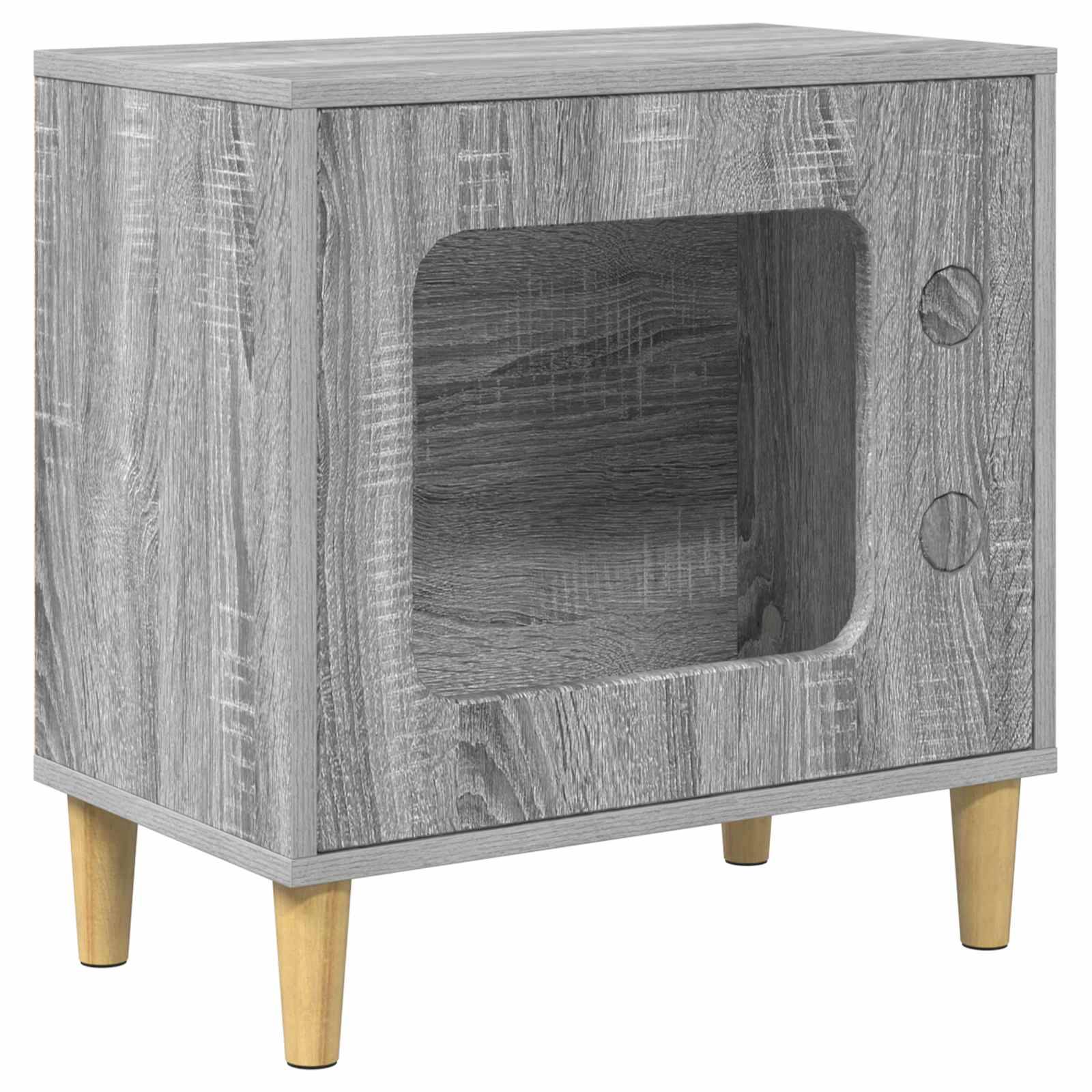 Niche Chat Haute Gris Sonoma Repos 52cm pour Chat Moyen Contemporain - ComfortXL Outdoor Living - Image 2