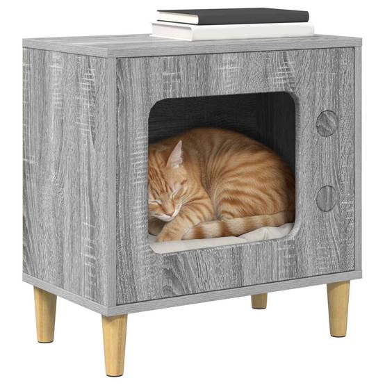 Niche Chat Haute Gris Sonoma Repos 52cm pour Chat Moyen Contemporain - ComfortXL Outdoor Living - Image 3