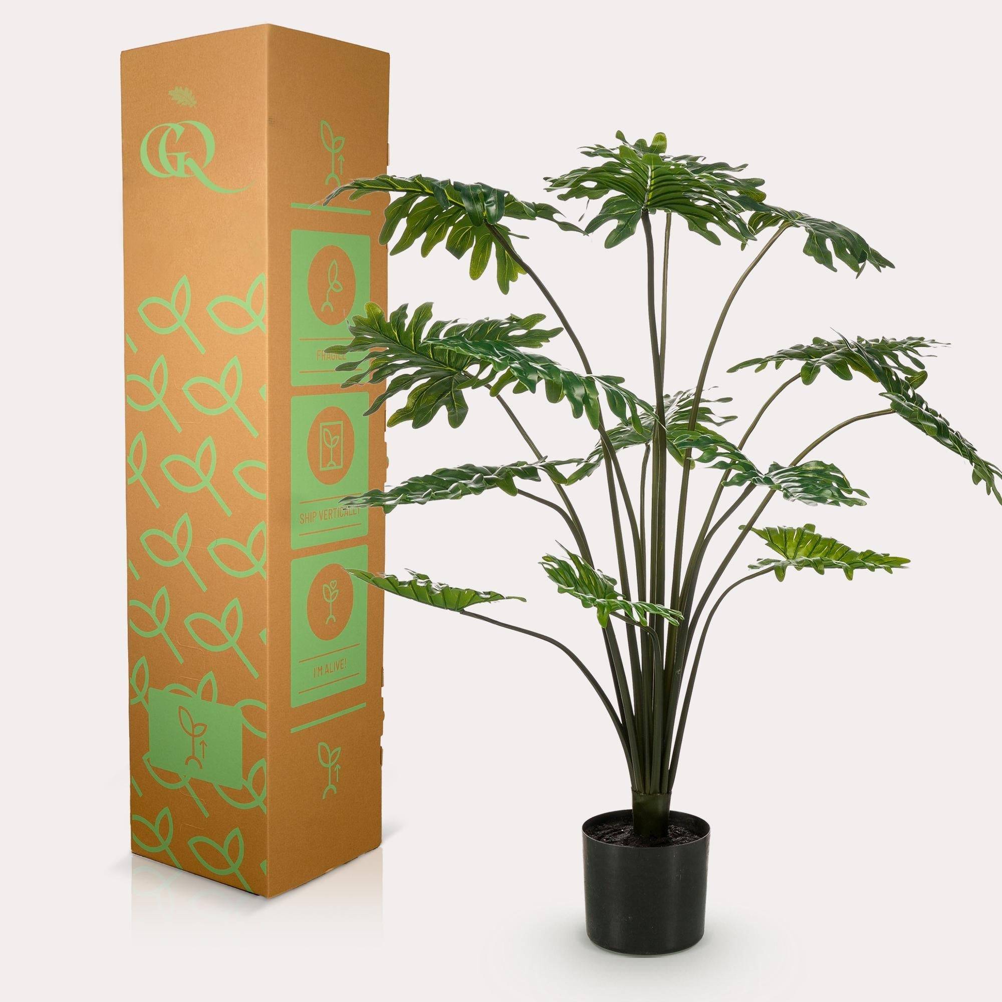 La Green Touch - Philodendron plante artificielle - h105cm, Ø16cm- La Green Touch - Imagen 4