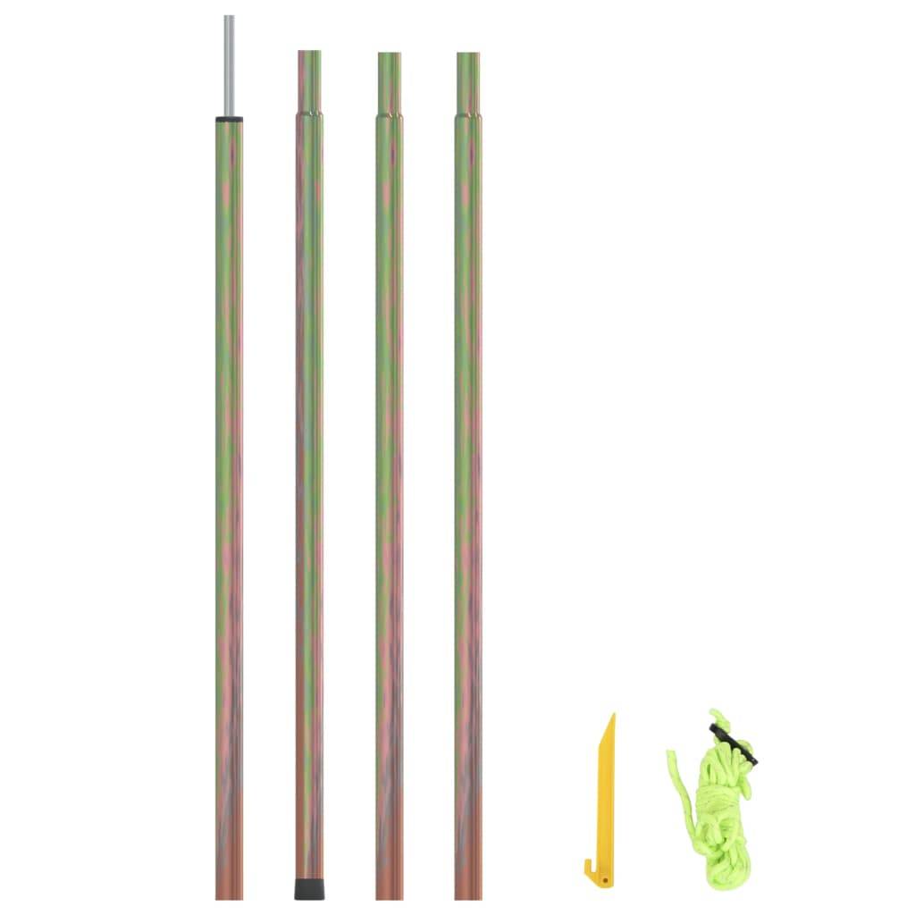 Mât de parasol - accessoire parasol 250 cm Acier galvanisé - MEUBLE PRO - Image 2