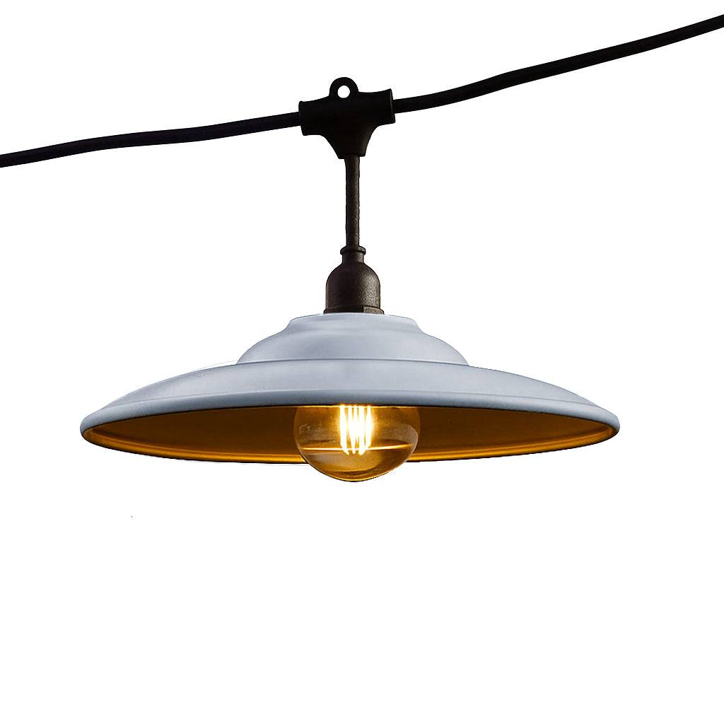 Lumisky - Guirlande métal BOWL GALVA 10 ampoules E27 6M - Imagen 1