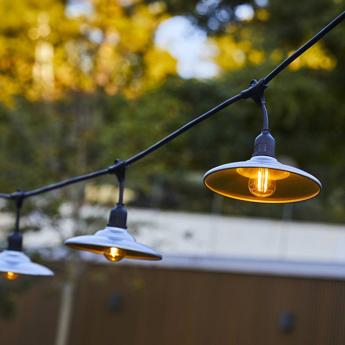 Lumisky - Guirlande métal BOWL GALVA 10 ampoules E27 6M - Imagen 2