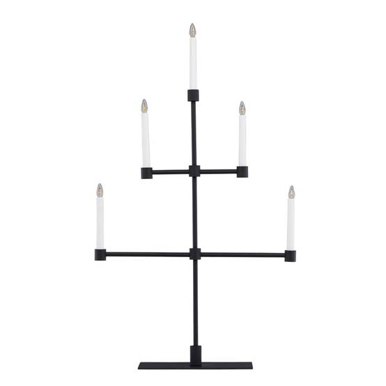 Chandelier à LED "Avoriaz" 92cm Noir - Image 1