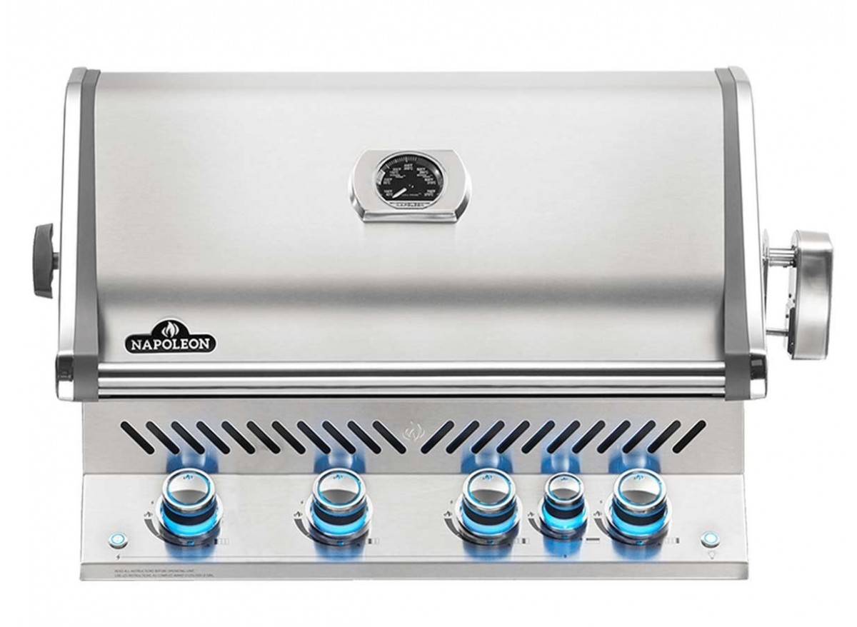 Napoleon - Barbecue à gaz encastrable Prestige Pro 500 inox avec rôtissoire - Napoleon - Imagen 4