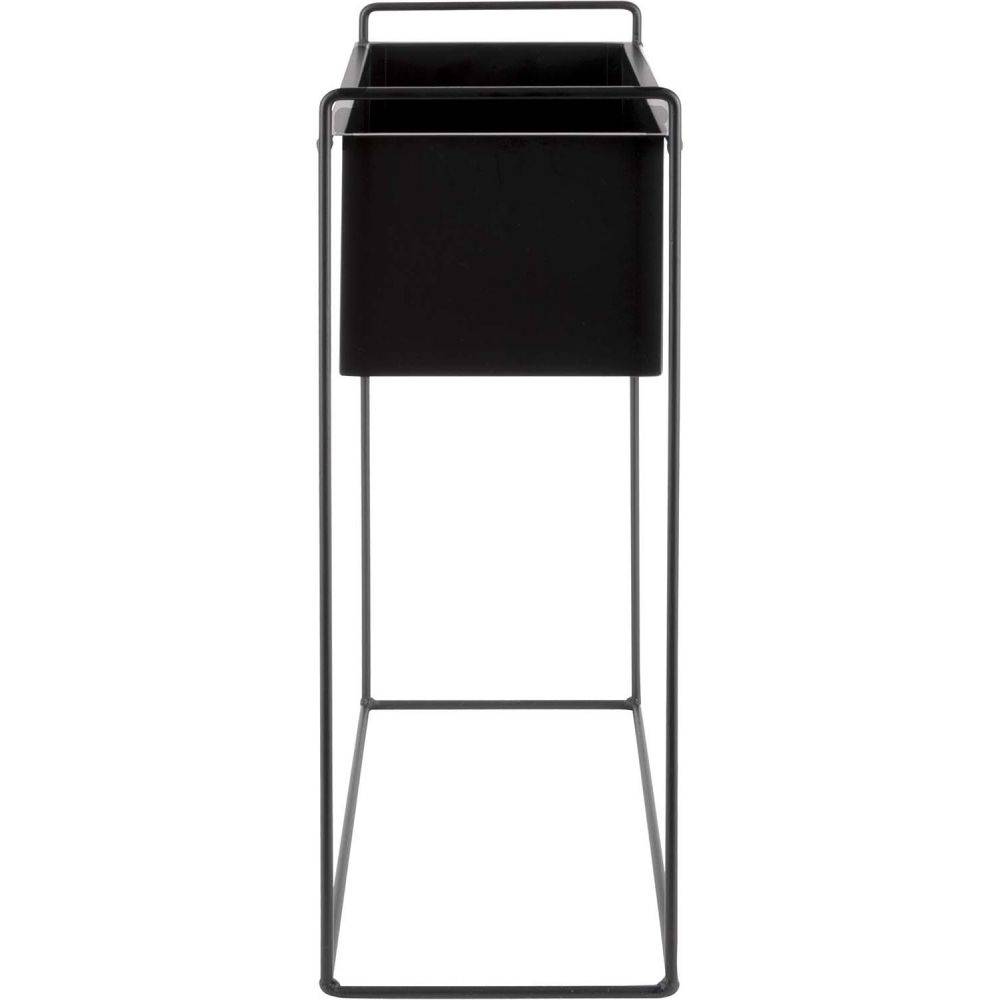 Pt Living - Set de 2 supports à plantes rectangulaires en métal Essence Noir - Imagen 3