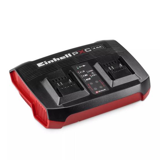 Einhell - Chargeur double rapide – Power X-Twincharger 4A - 18 V - 2 ports - LED - recharge simultanée Einhell - Image 1
