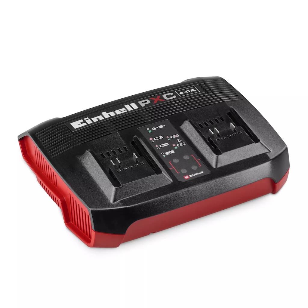 Einhell - Chargeur double rapide – Power X-Twincharger 4A - 18 V - 2 ports - LED - recharge simultanée Einhell - Image 1