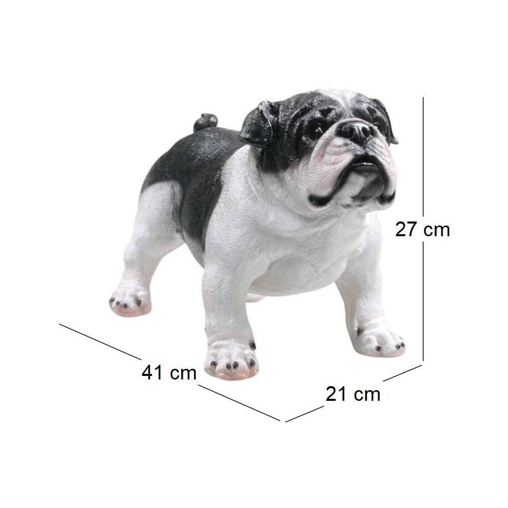 Farmwood Animals - Chien bouledogue debout en résine Bouledogue anglais - Imagen 3