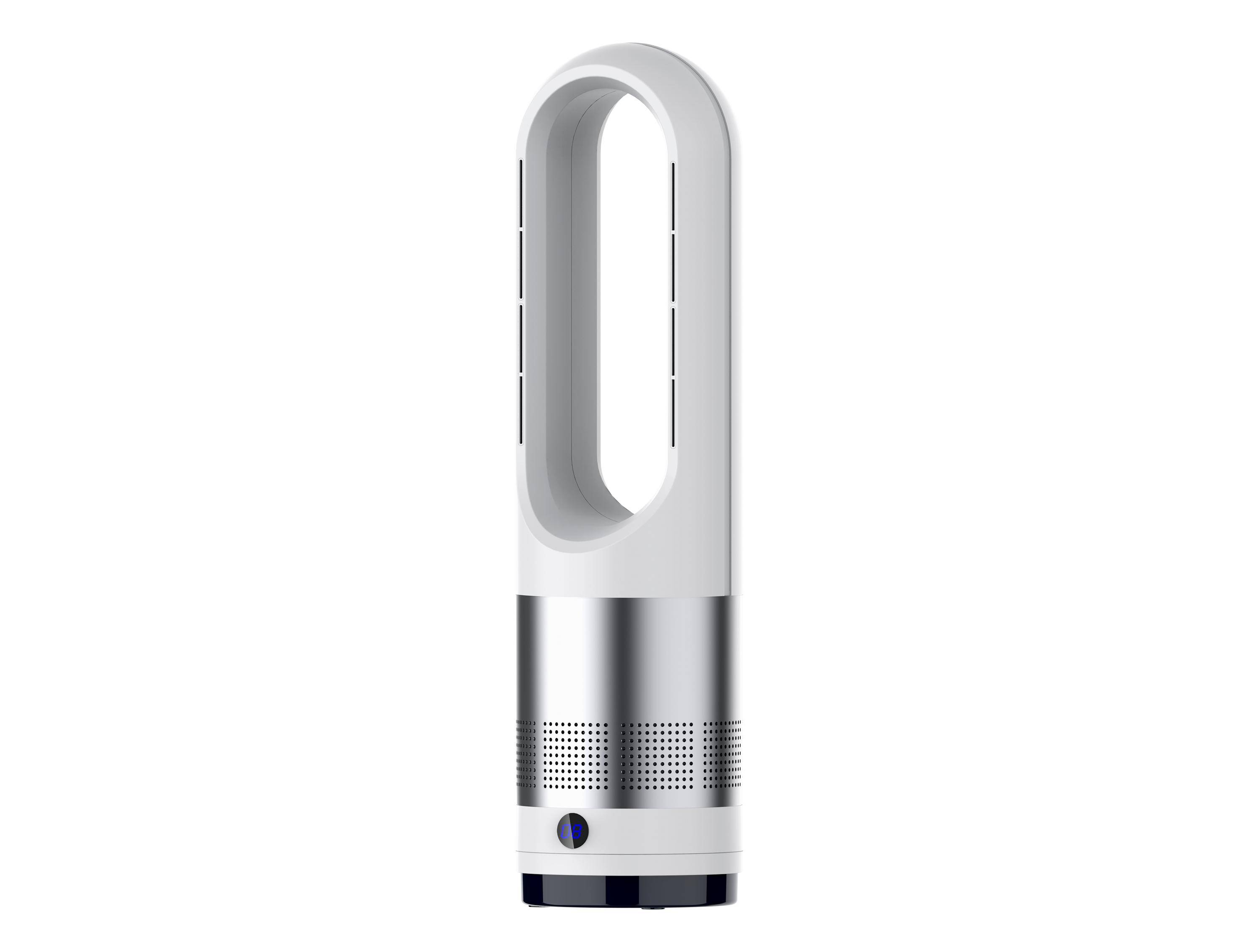 Ventilateur chauffant sans pales avec oscillation et 8 vitesses - Purline - Image 1