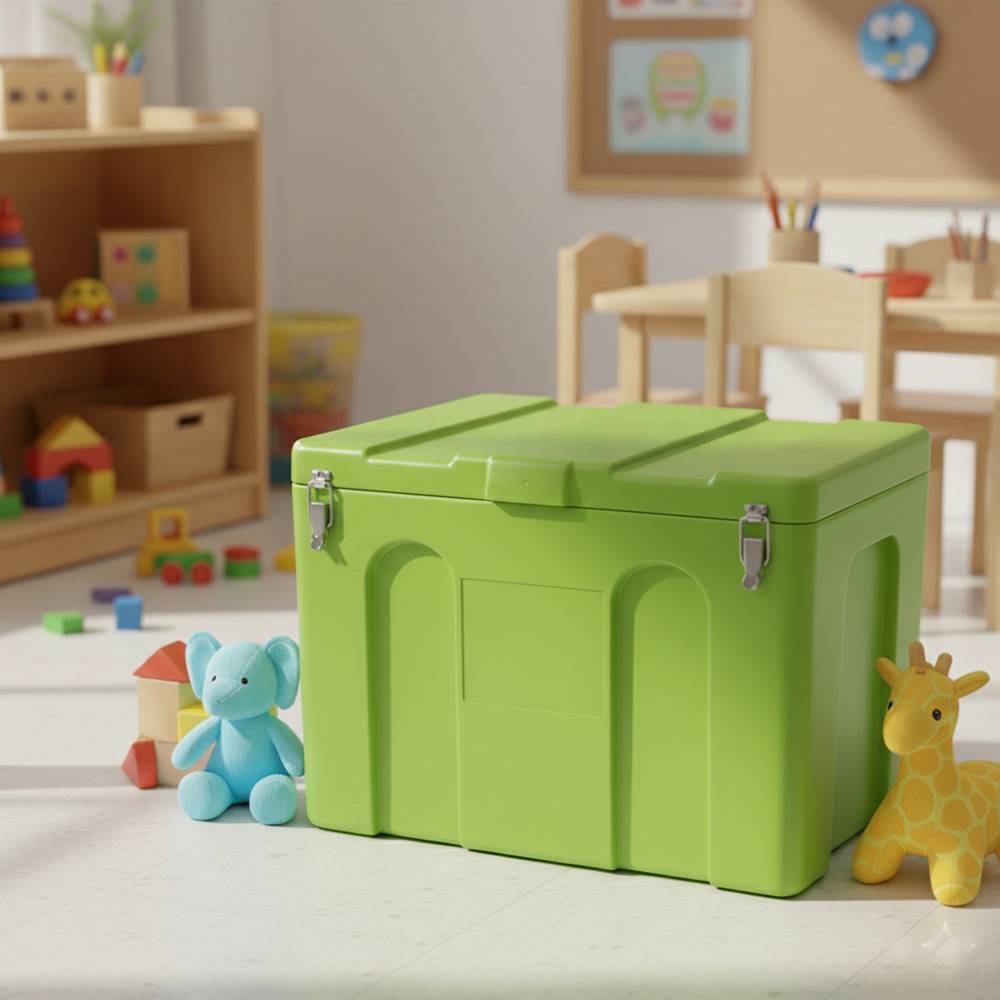 Coffre de rangement 140l- plast'up rotomoulage - Imagen 2