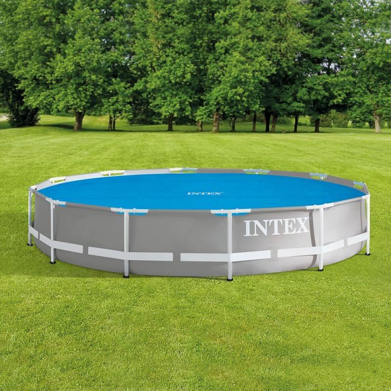 Bâche à bulles ronde pour piscines D. 3,66 m Intex - Image 1