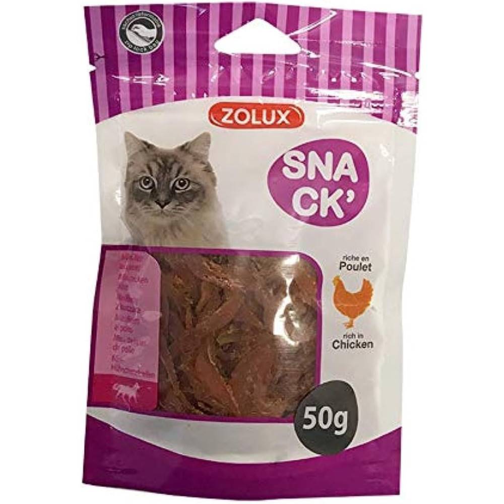 Zolux - zolux - Friandise mini filet de poulet 50 g pour chat - Image 1
