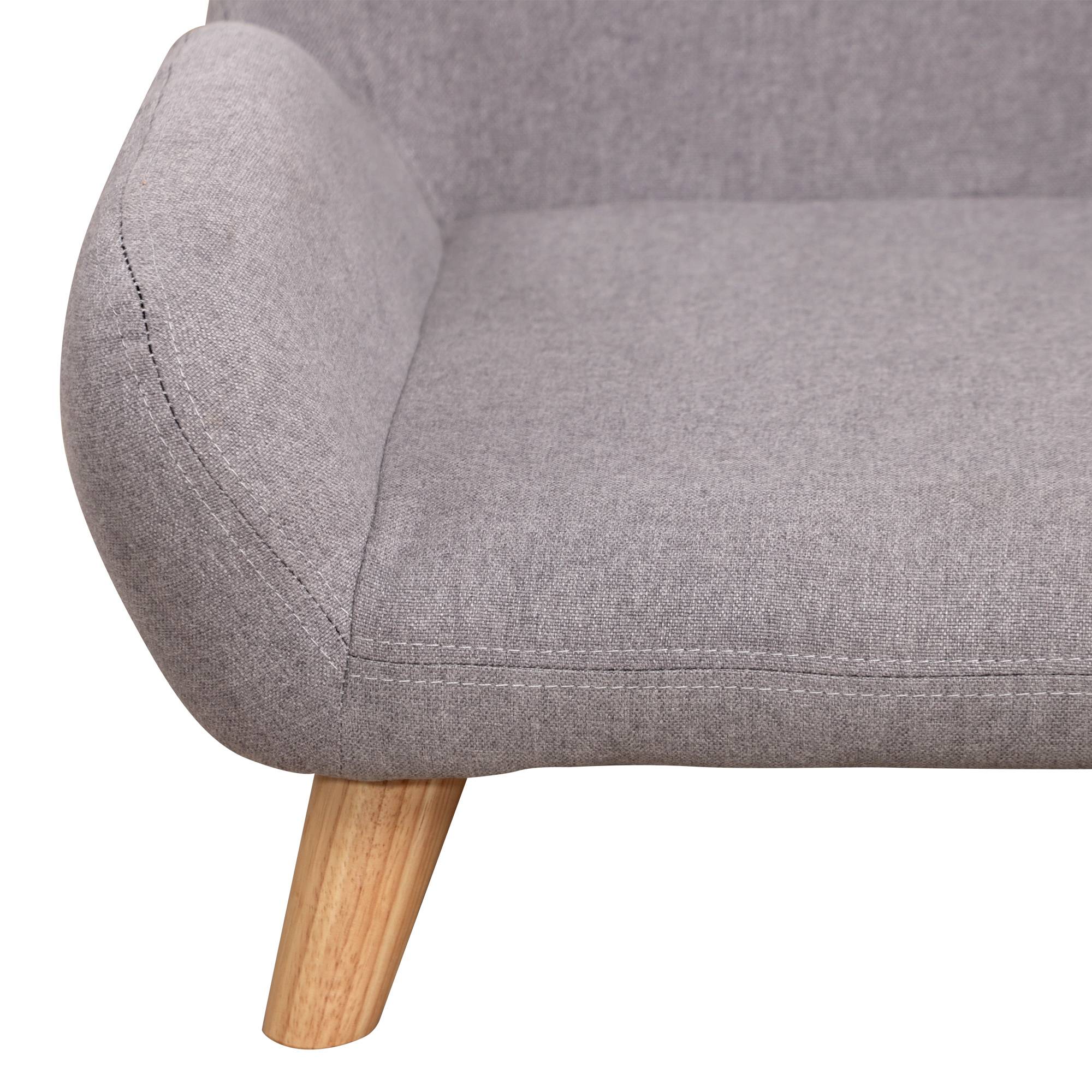 ComfortXL - Canapé lit aspect lin pour chien et chat rembourrage confortable 72cm gris clair - ComfortXL Outdoor Living - Image 10