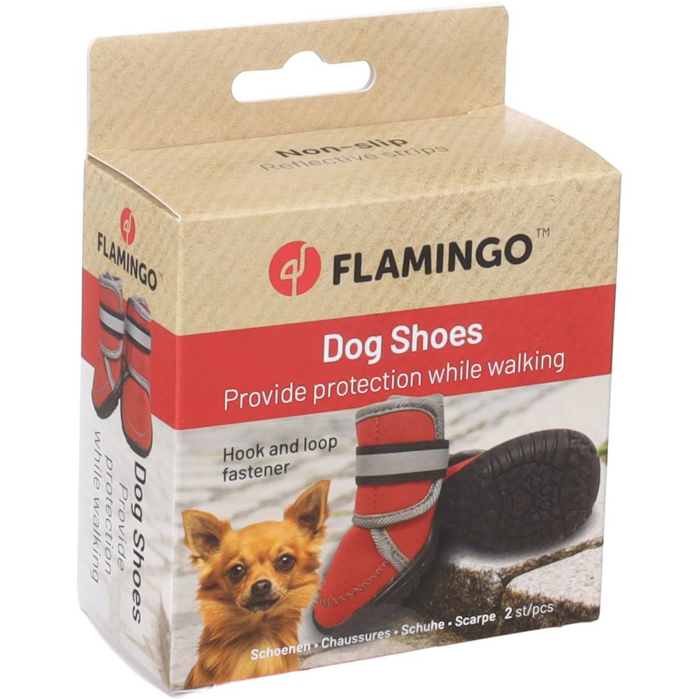 Chaussures Kajan Rouge XXS 5.8 x 4.6 cm. 2 pièces pour chien - Image 3