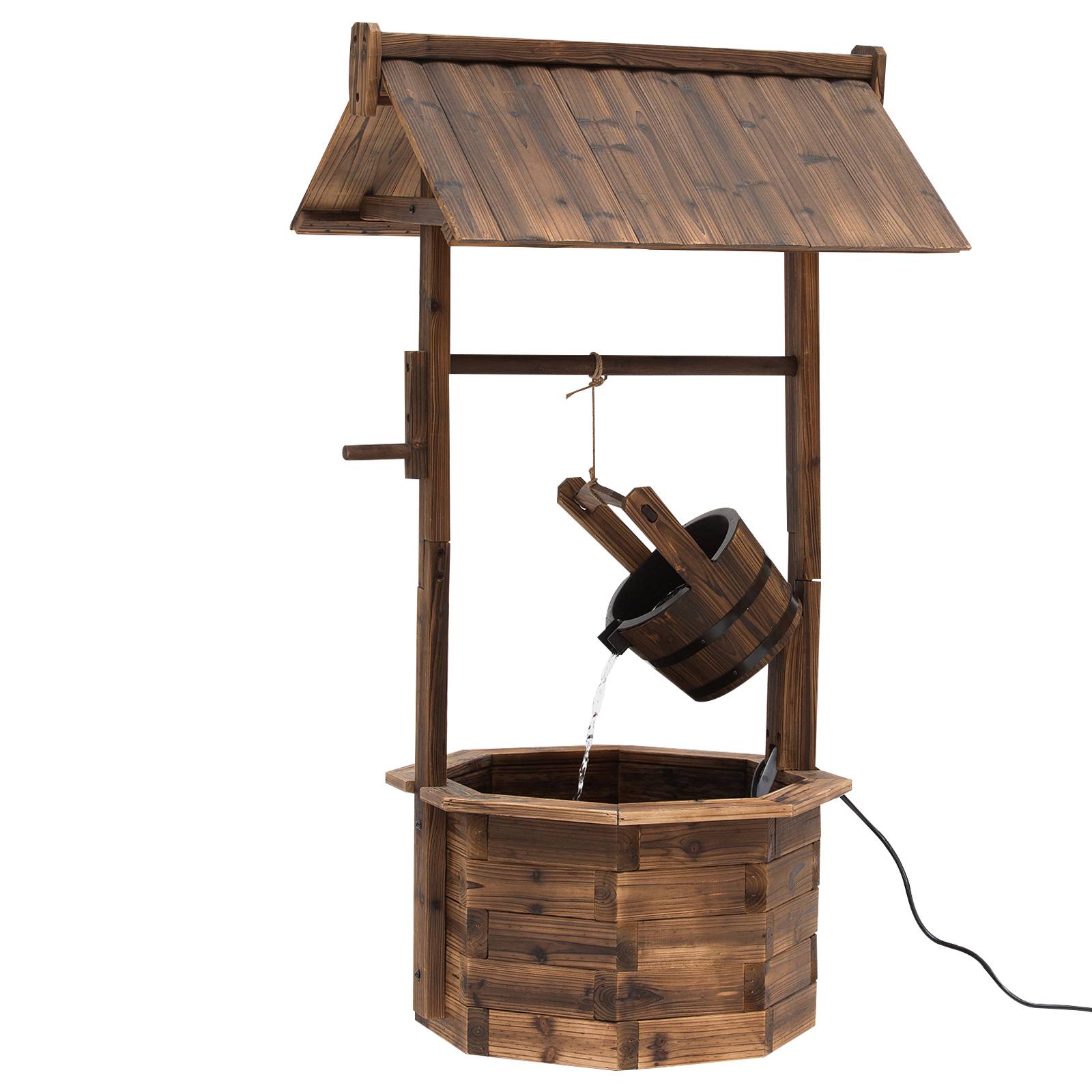 PANGIVO - Fontaine de jardin bois marron 68 x 57 x 118 cm - PANGIVO - Image 1