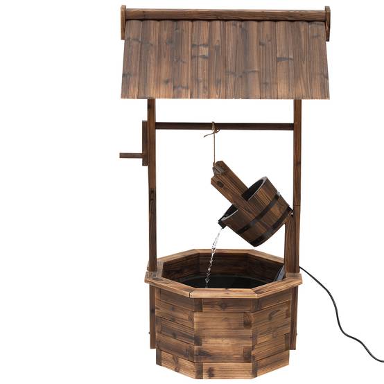PANGIVO - Fontaine de jardin bois marron 68 x 57 x 118 cm - PANGIVO - Image 2