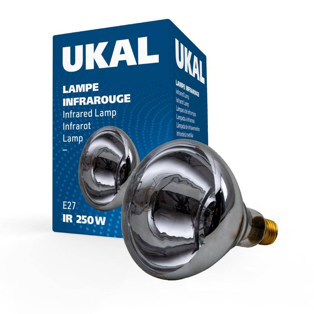 Ukal - Ampoule infrarouge 250 W claire UKAL - Image 4