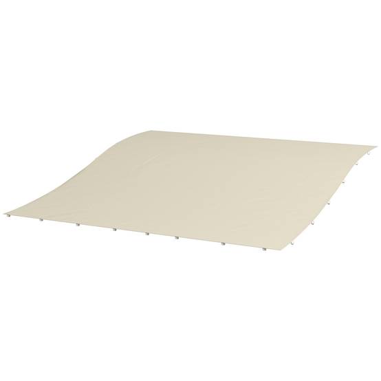 Toile de rechange pour pergola polyester toit rétractable jardin 3x2.5m beige - ComfortXL Outdoor Living - Image 2