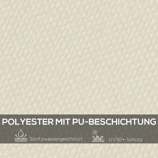 Toile de rechange pour pergola polyester toit rétractable jardin 3x2.5m beige - ComfortXL Outdoor Living - Image 6