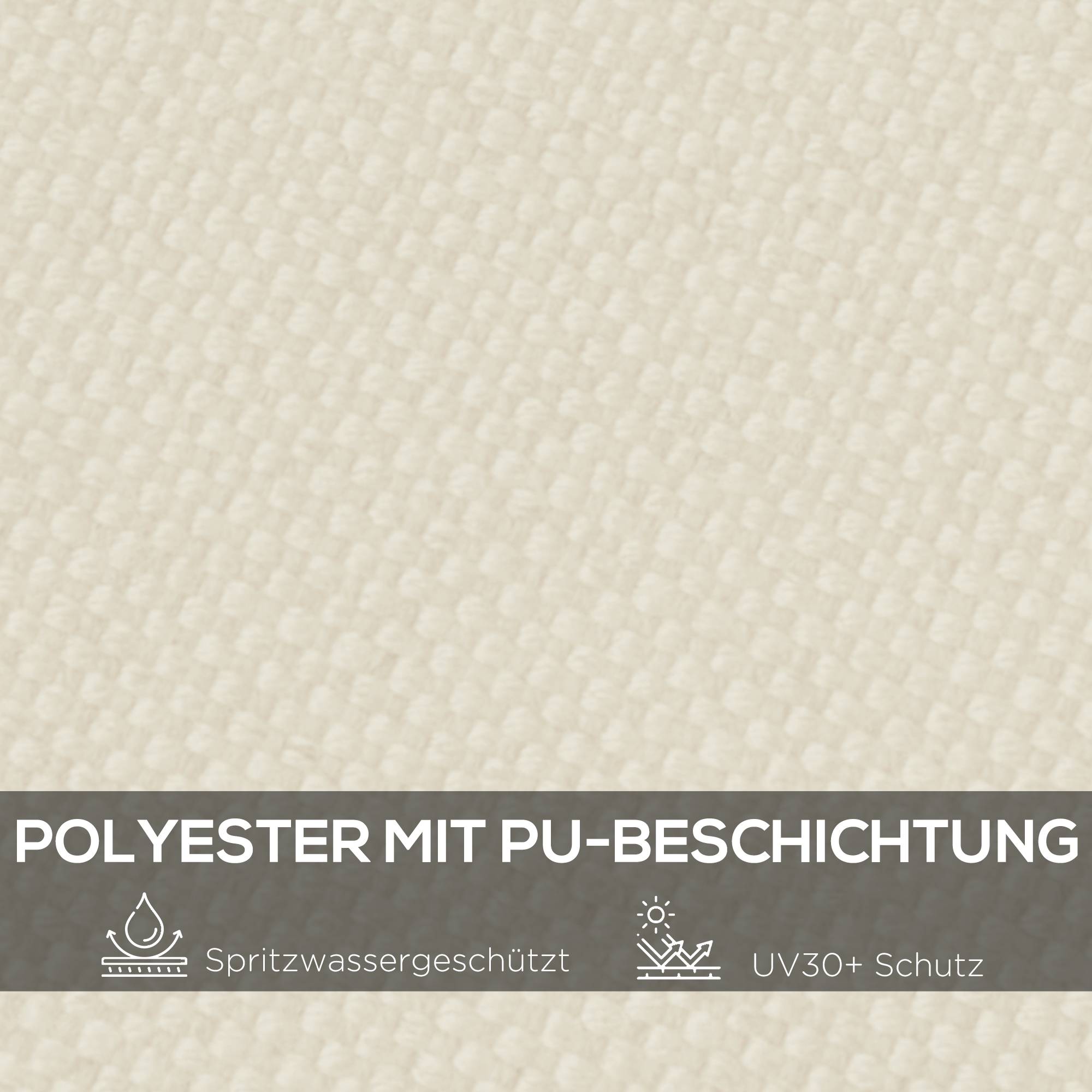 Toile de rechange pour pergola polyester toit rétractable jardin 3x2.5m beige - ComfortXL Outdoor Living - Image 6