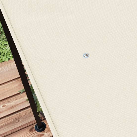 Toile de rechange pour pergola polyester toit rétractable jardin 3x2.5m beige - ComfortXL Outdoor Living - Image 9