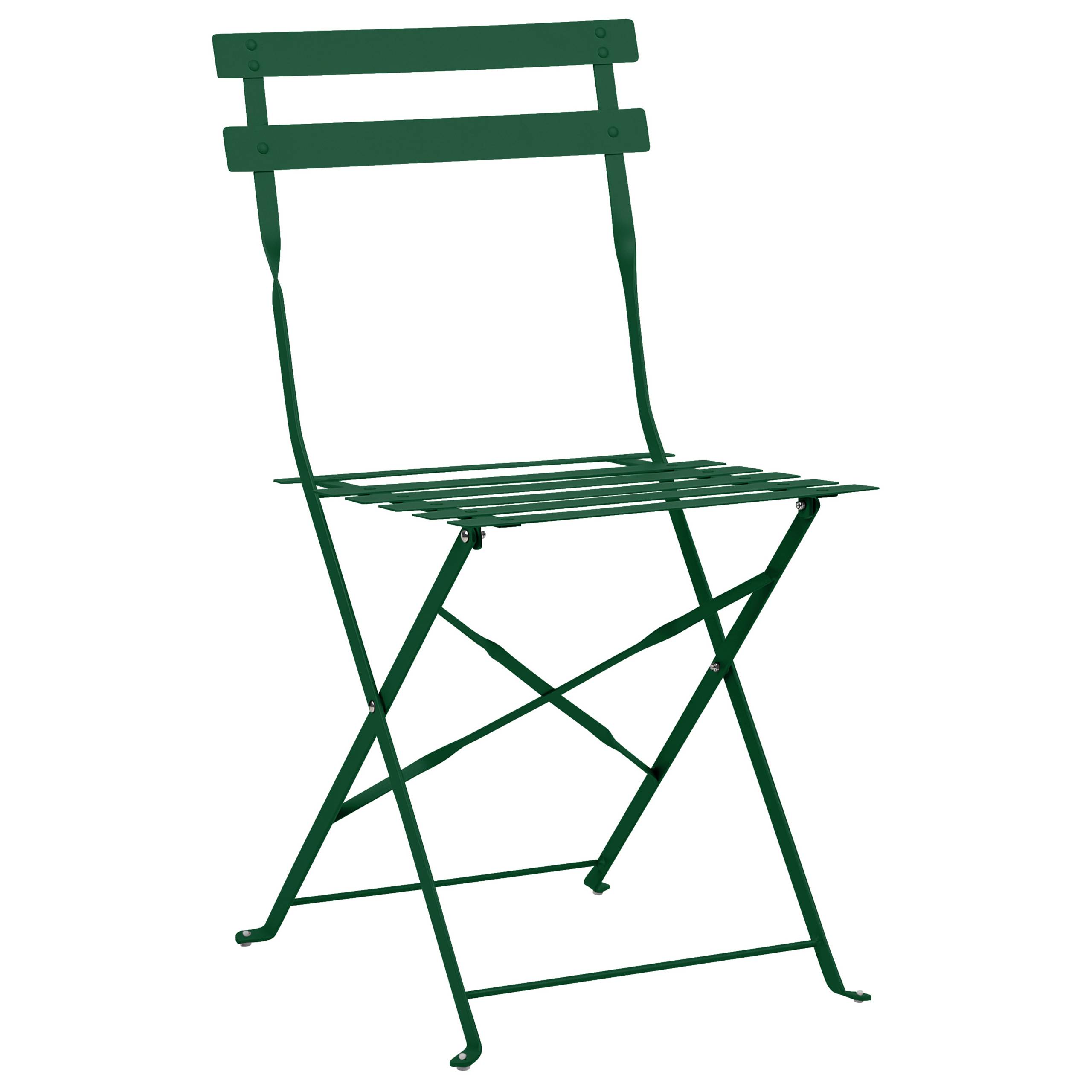 Beliani - Set de bistrot, 2 Personnes Acier Vert foncé FIORI - Beliani - Imagen 4