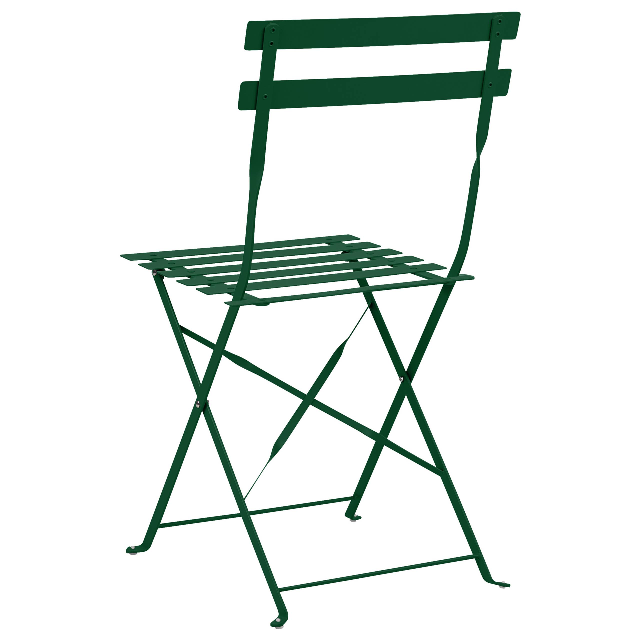 Beliani - Set de bistrot, 2 Personnes Acier Vert foncé FIORI - Beliani - Imagen 6