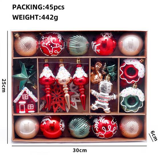JAMITE Lot de 100 Boules de Noel d'or,Boîte de Boules de Noël en JAMITE Lot de 100 Boules de Noel d'or,Boîte de Boules de Noël en