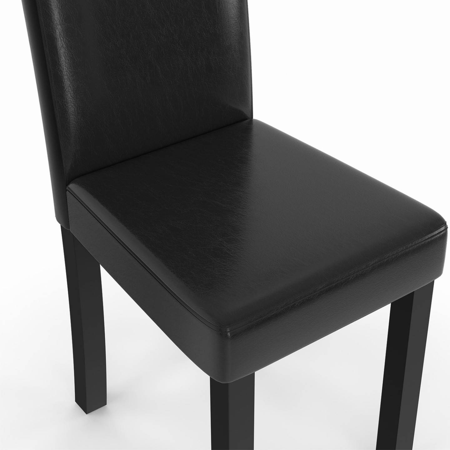 Lot de 6 chaises HANNAH noires pour salle à manger - Image 6