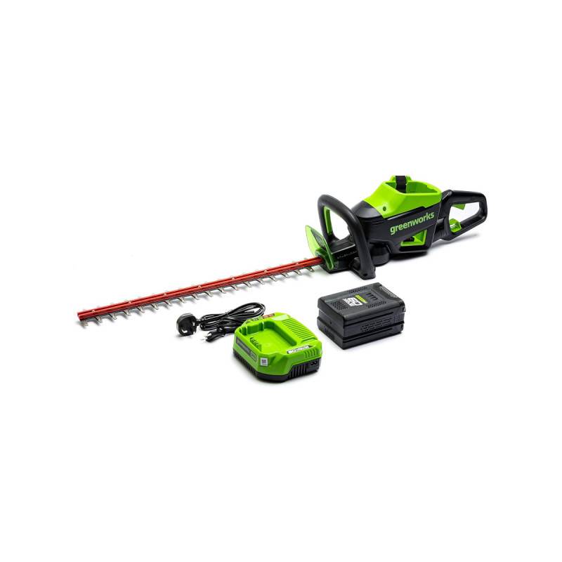 Greenworks - Taille-haies sans fil Brushless GREENWORKS 60V - Lame 66cm - 1 batterie 2.0 Ah - 1 Chargeur - GD60HT66K2 - Image 1
