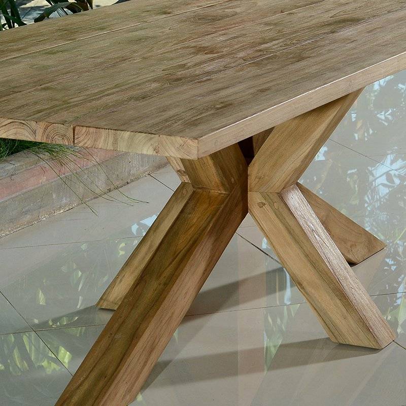 Table en teck recyclé 240 cm, Conceptual - Gecko Jardin - Imagen 4