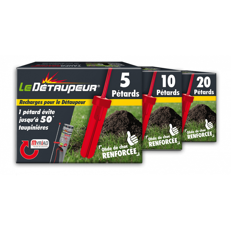 Piège à taupe Le Détaupeur recharge de 20 pétards - Image 2