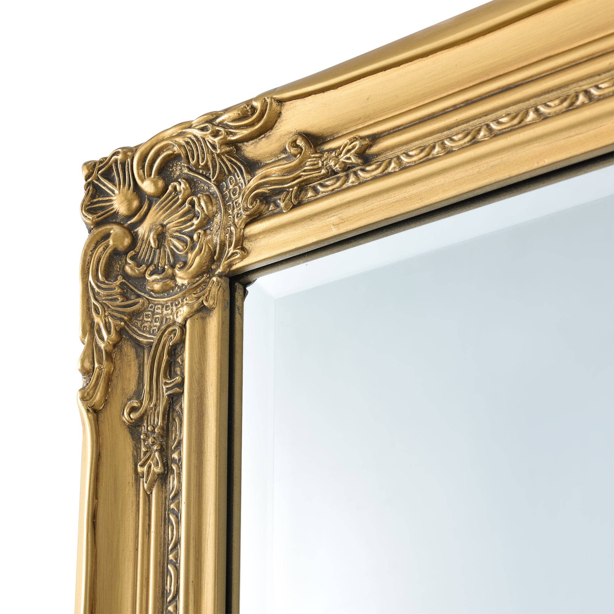 Helloshop26 - Miroir mural 132 x 42 x 3,5 cm doré - Imagen 4
