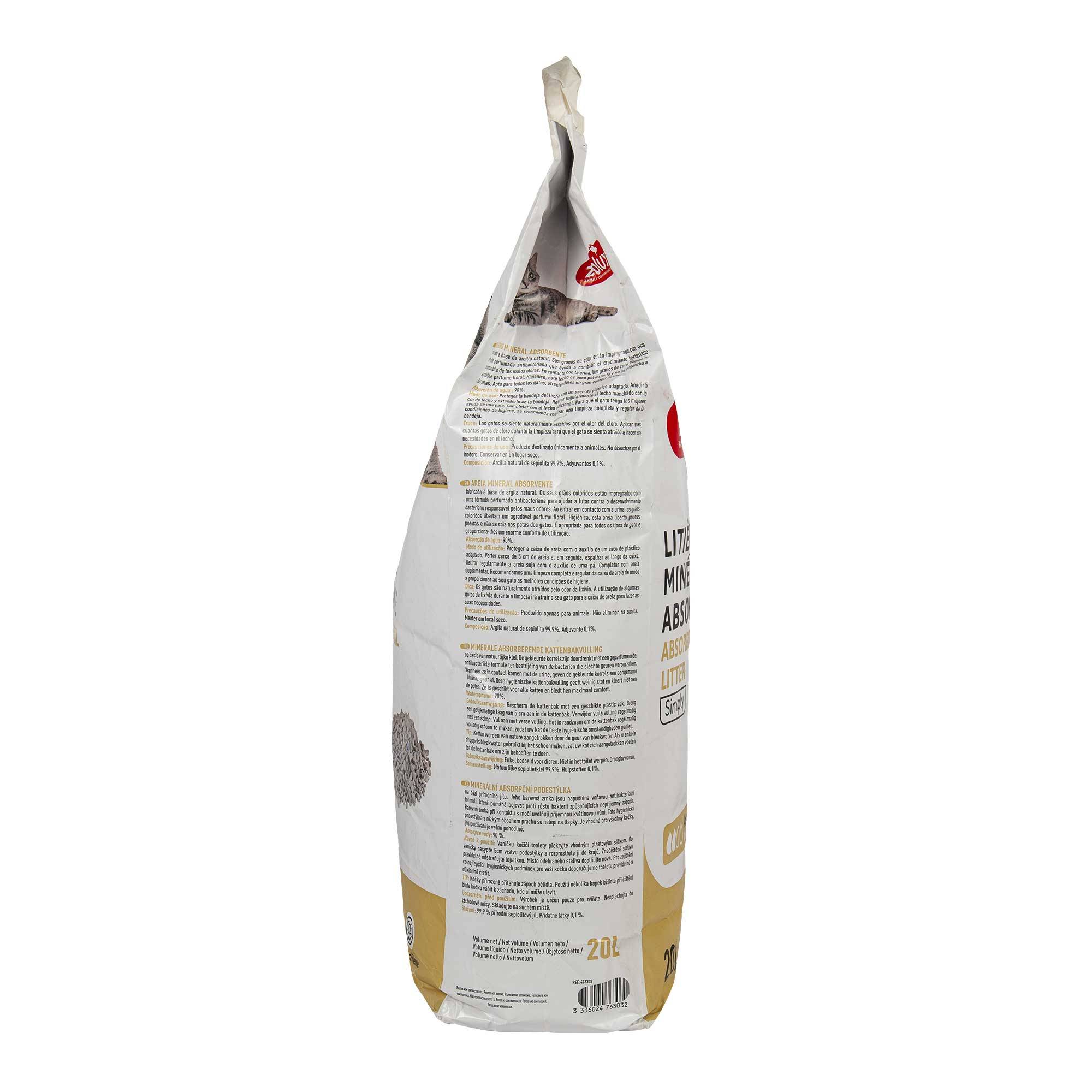 Zolux - Litière pure cat minérale absorbante parfumée 20 litres soit 13 kg pour chats - Imagen 5