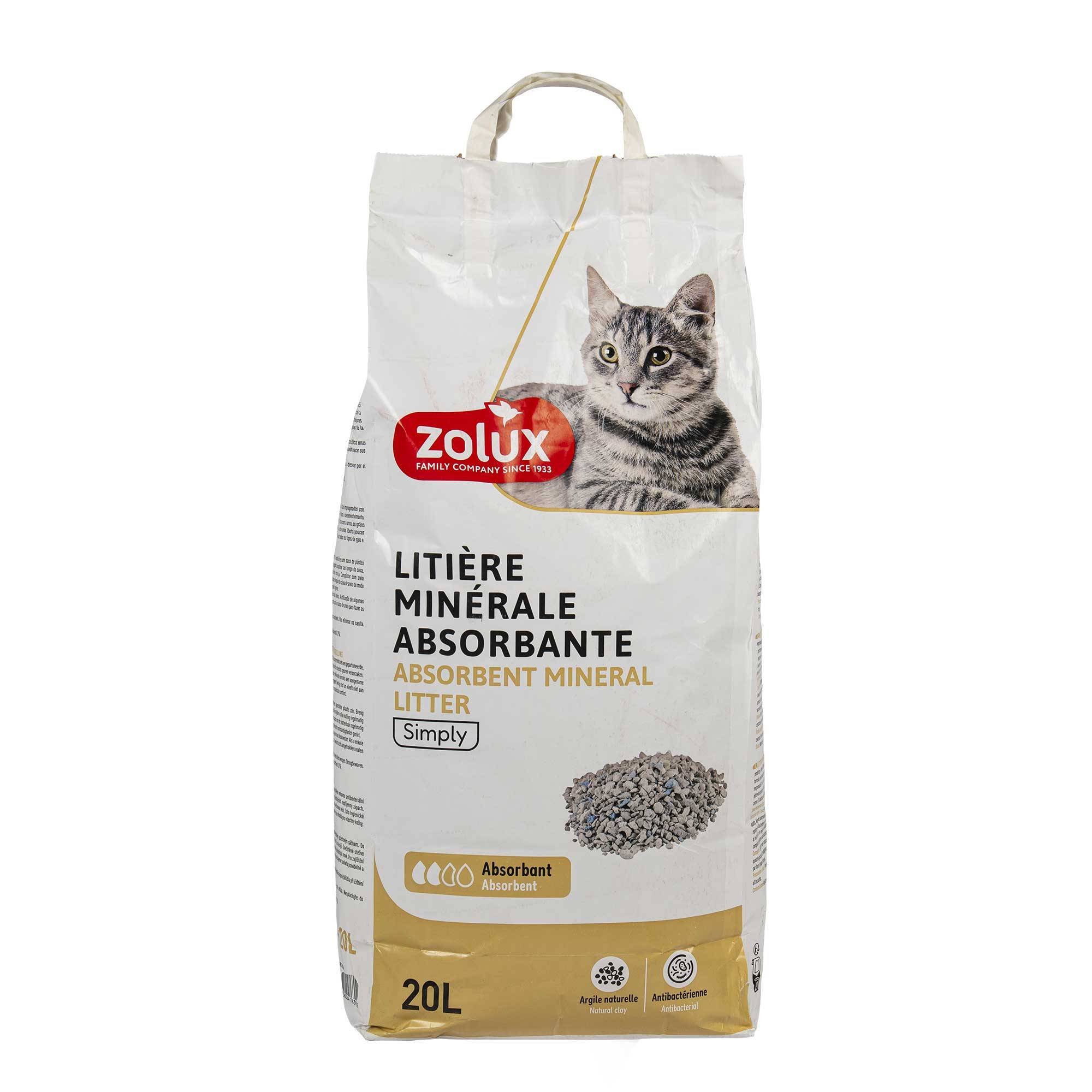 Zolux - Litière pure cat minérale absorbante parfumée 20 litres soit 13 kg pour chats - Imagen 4
