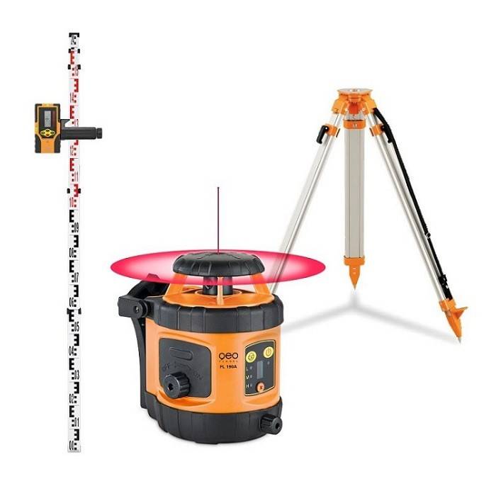Pack laser maçon FL190A + trépied + mire GEO FENNEL - 292190-S01 - Image 1