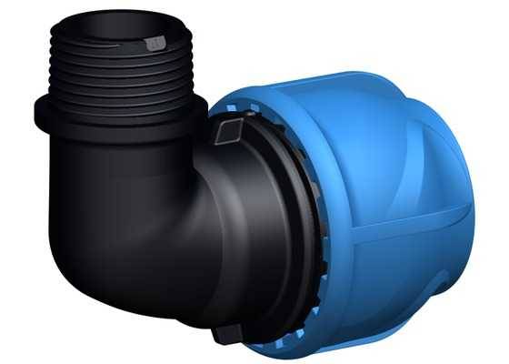 Gf Piping Systems - Coude de transition 90° - iJoint - Ø 40 mm filetage mâle 1"1/2 GF Piping Systems