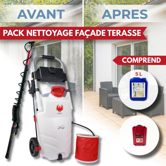PRO SPRAYER EVO PHOENIX 1 BAT 5,10 OU 20L NET'PRO + perche télescopique EVO 5.4 m - 5 L - Image 1
