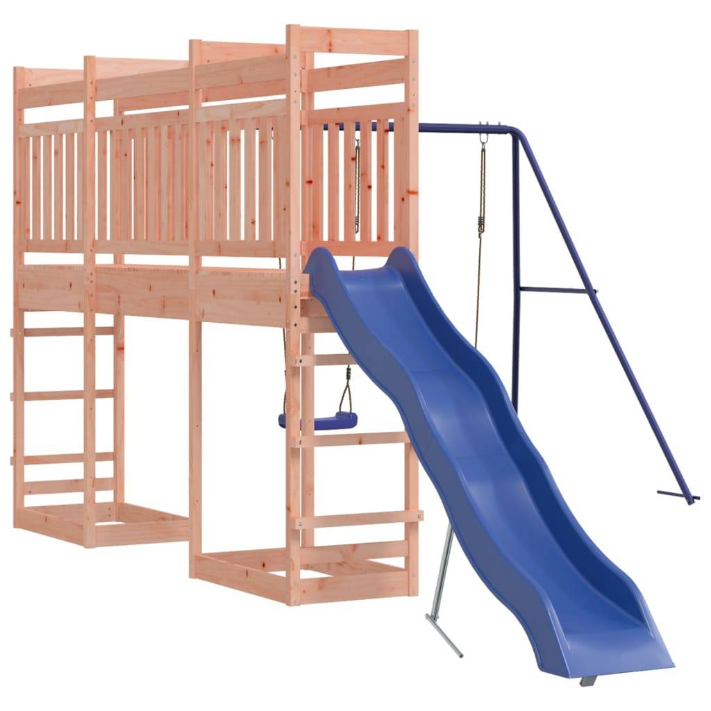 Helloshop26 - Aire de jeux d'extérieur balançoires toboggan portiques robuste jeux jardin 314 x 535 x 207 cm bois massif de douglas - Imagen 1