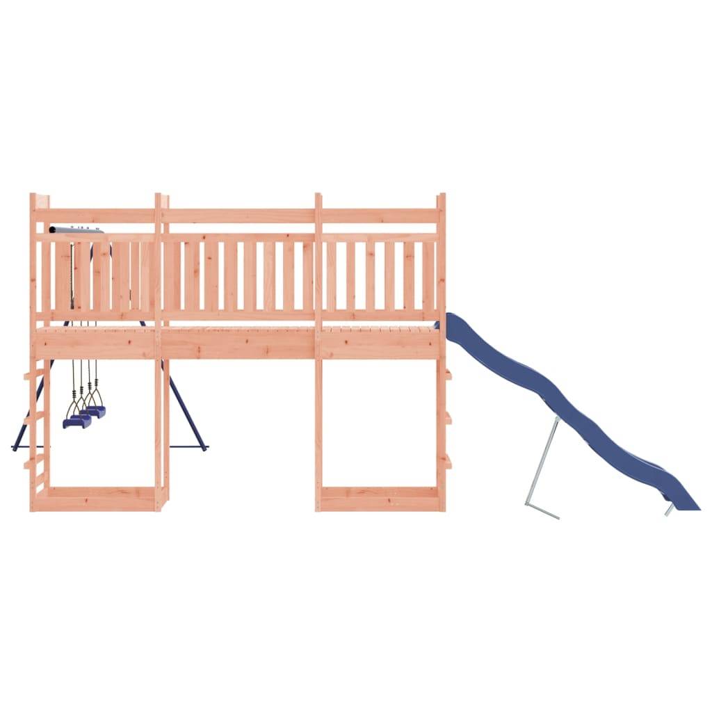 Helloshop26 - Aire de jeux d'extérieur balançoires toboggan portiques robuste jeux jardin 314 x 535 x 207 cm bois massif de douglas - Imagen 4