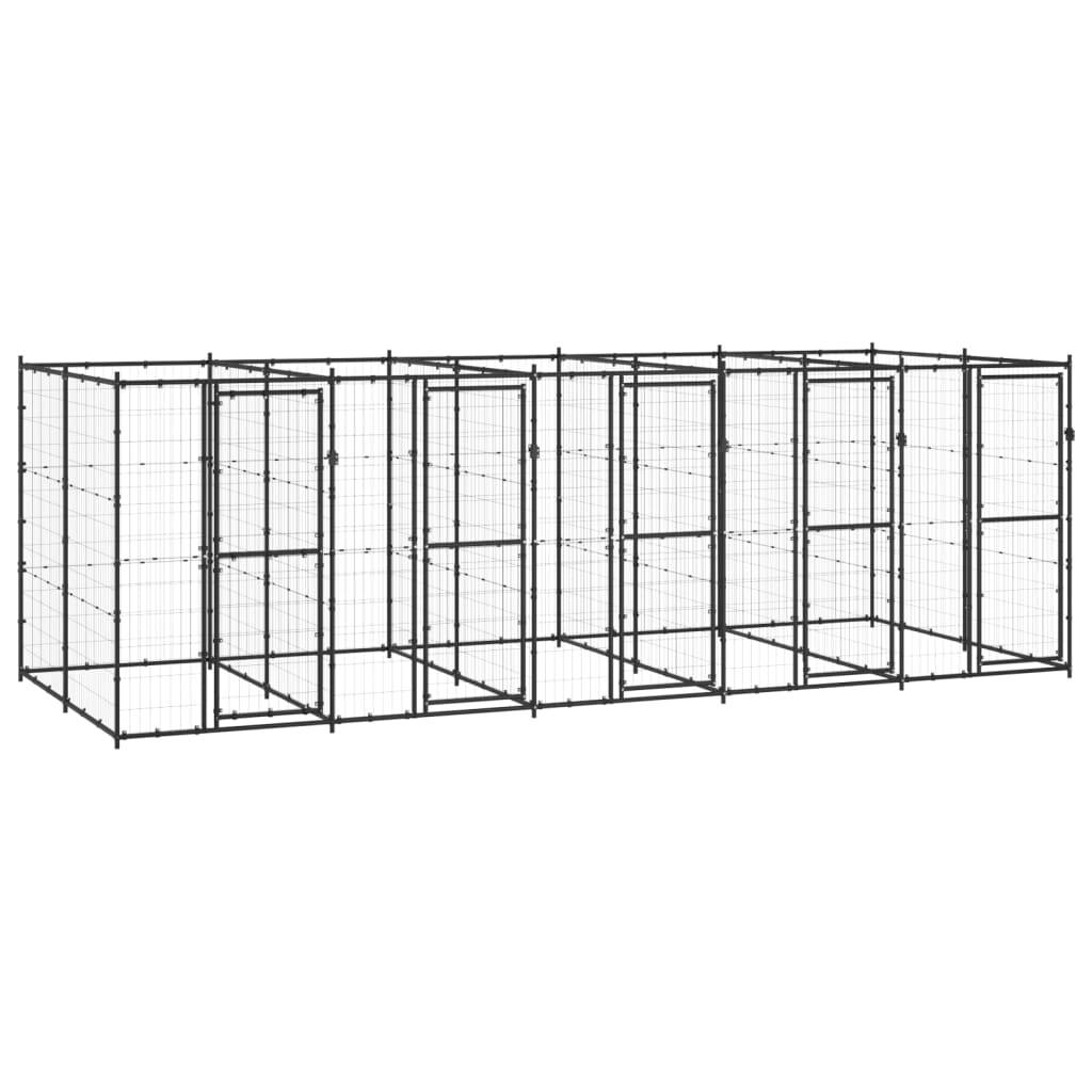 Vidaxl - Chenil extérieur Acier 12,1 m² vidaXL 3082263 - Imagen 1