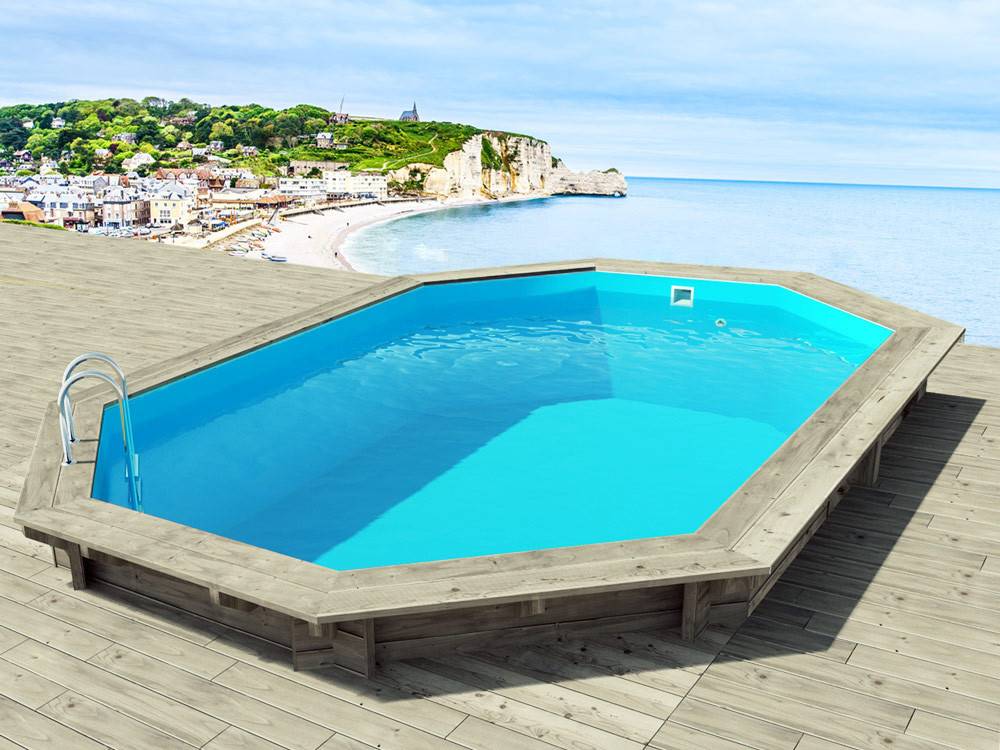 Habitat Et Jardin - Piscine Bois " Brazilia 130 "  5.86 X 3.86 X 1.31 M -habitat Et Jardin - Imagen 1