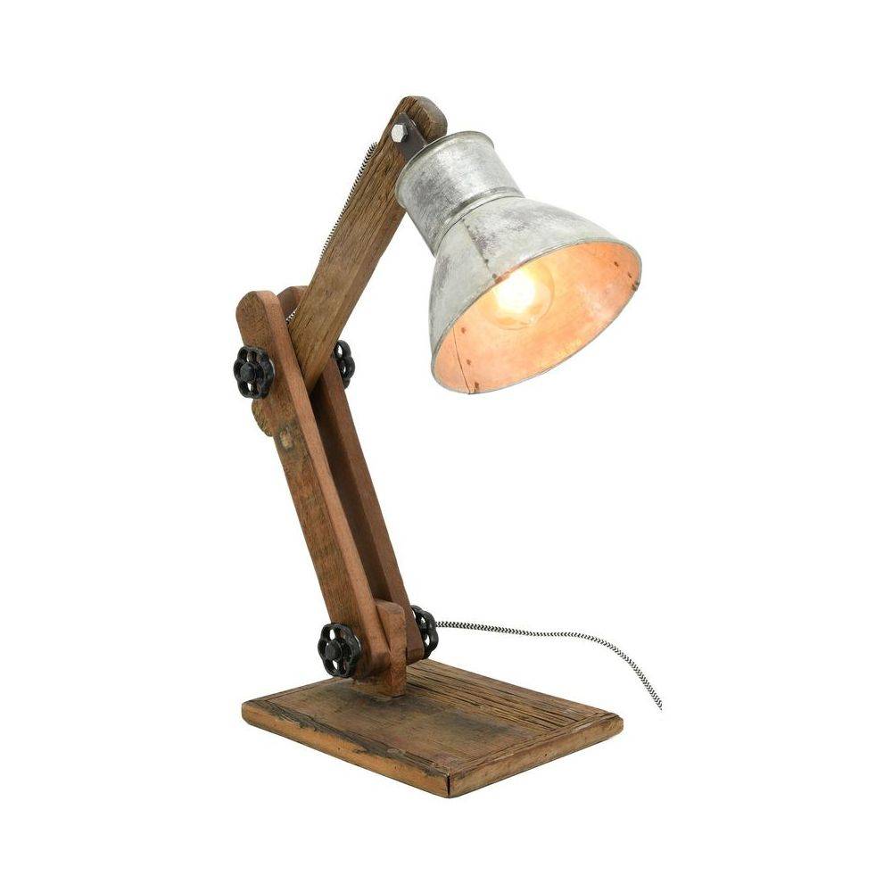 Aubry Gaspard - Lampe en bois recyclé et métal Archi - Imagen 3
