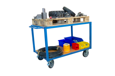 Servante d'atelier 2 plateaux 1300 x 800 mm 500 kg - FIMM -880005698 - Imagen 2