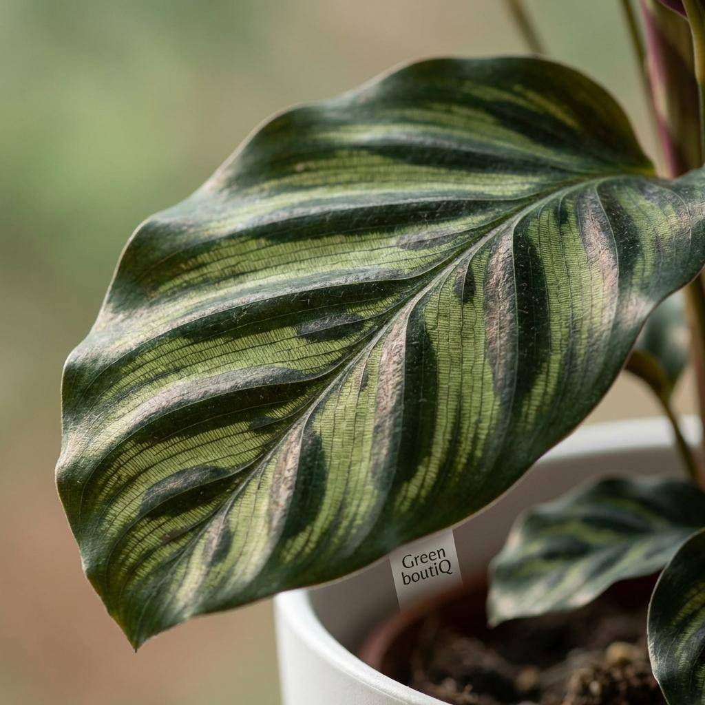 Calathea Makoyana - Pot de 19cm - Hauteur 70cm - Blanc - Plantes d'intérieur - Image 4